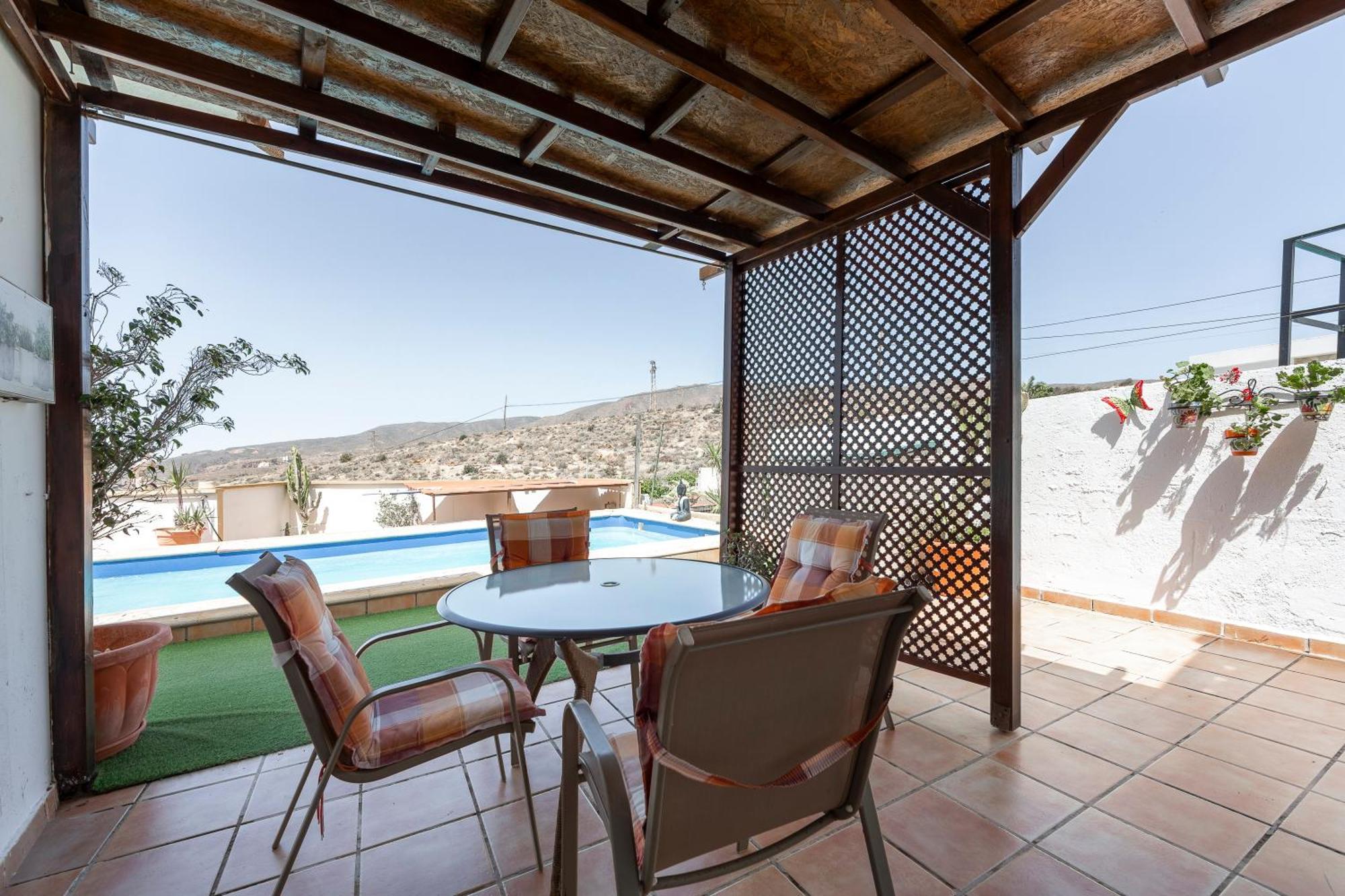 Villa Vista Al Mar Ylenia Almería Exterior foto