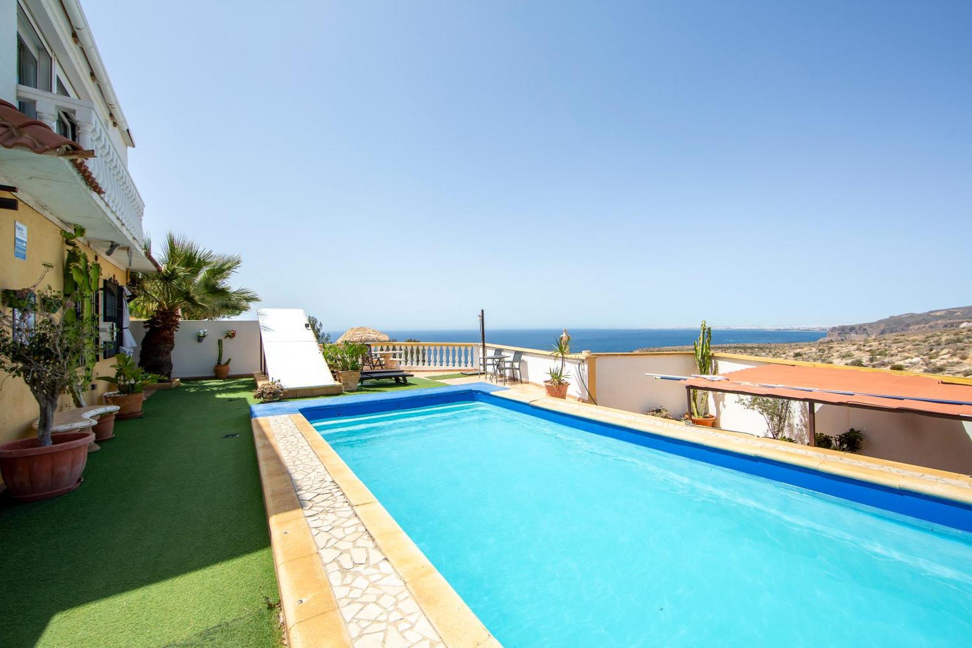 Villa Vista Al Mar Ylenia Almería Exterior foto