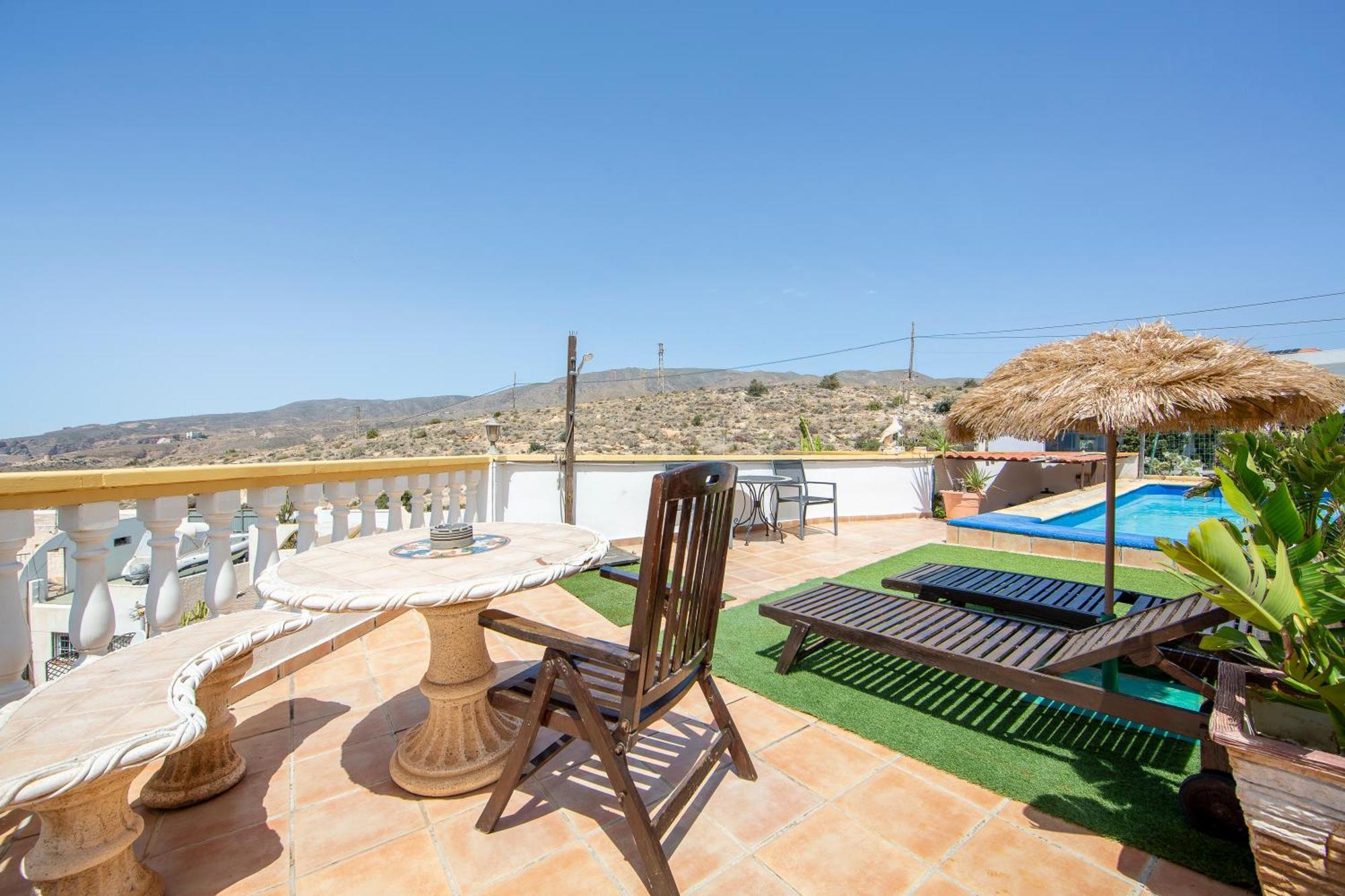 Villa Vista Al Mar Ylenia Almería Exterior foto