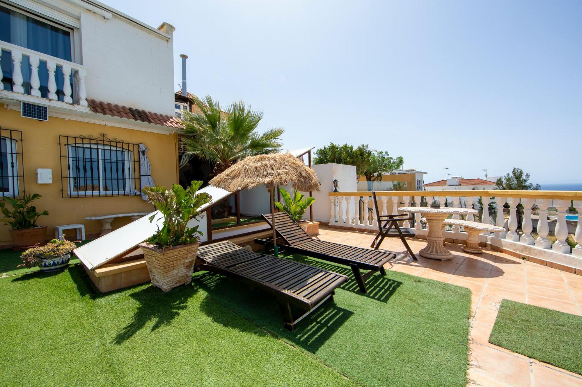 Villa Vista Al Mar Ylenia Almería Exterior foto