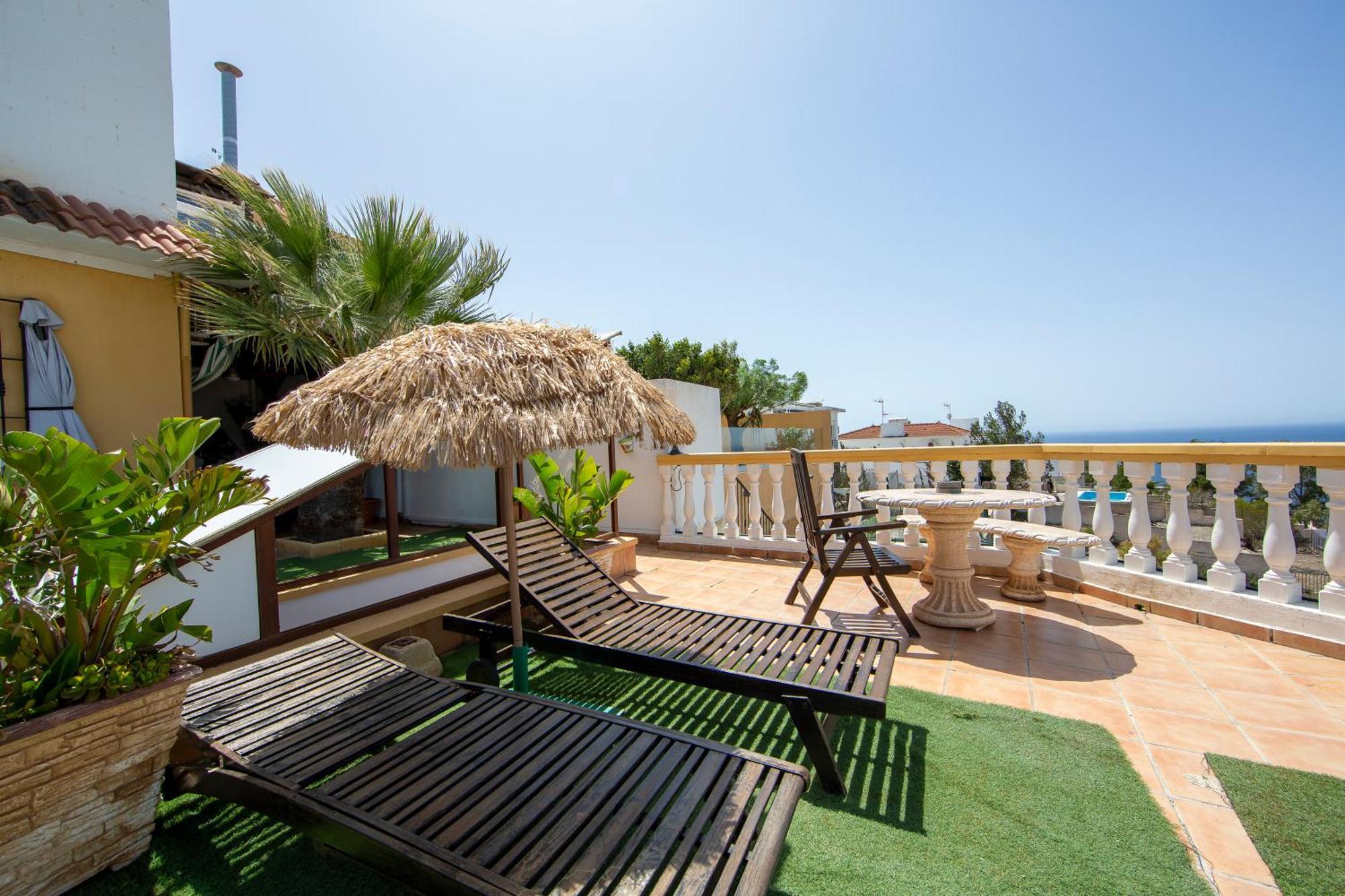 Villa Vista Al Mar Ylenia Almería Exterior foto