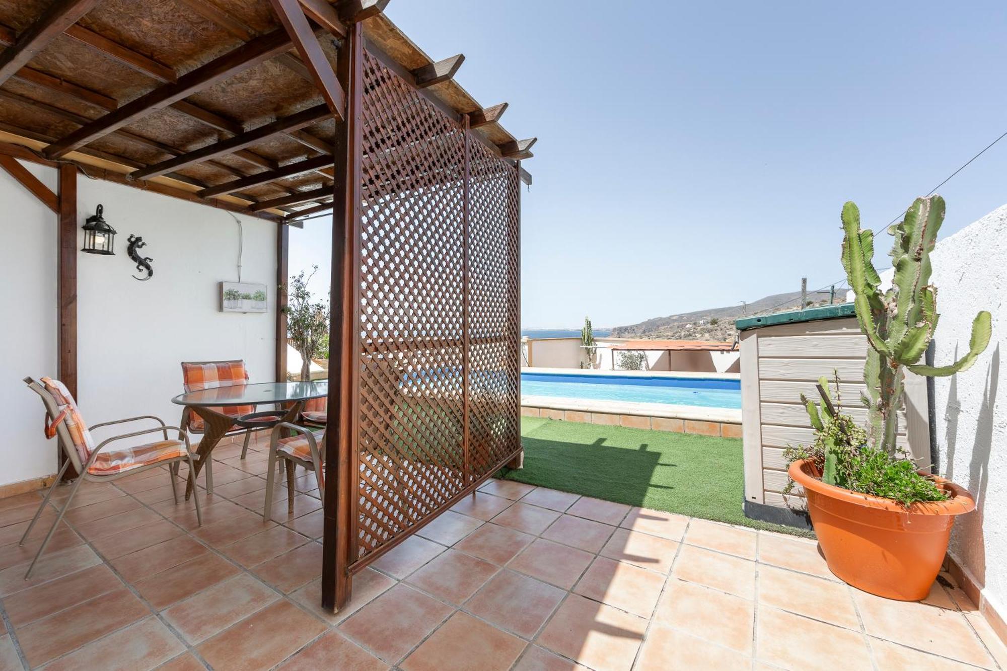 Villa Vista Al Mar Ylenia Almería Exterior foto